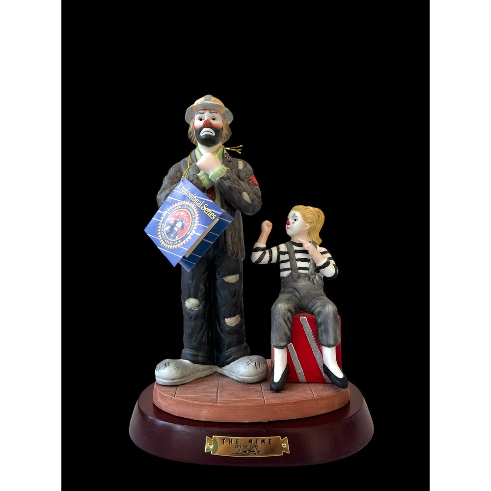 Emmett Kelly Jr Figurine "The Mime" Professional Series